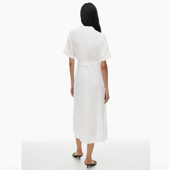 LIKE NEW ARITZIA LINEN SHIRT DRESS - Picture 4 of 6